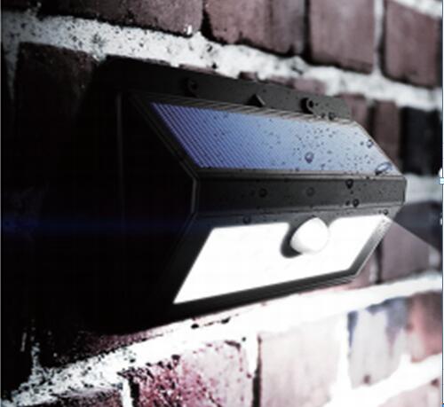 solar motion sensor wall light