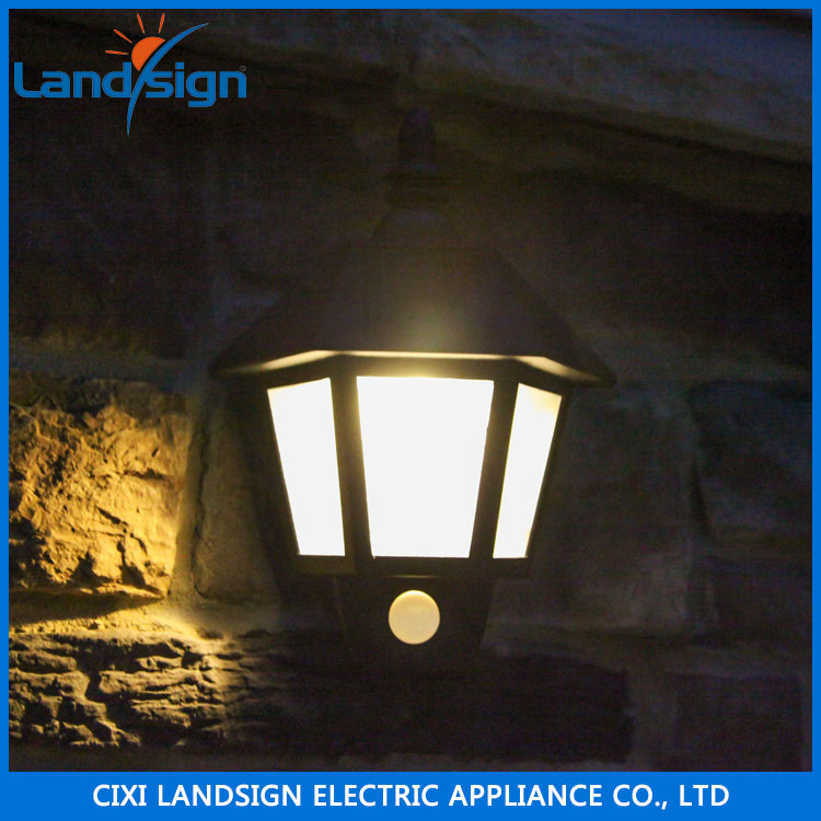 solar powered hot sell waterproof wall ight for garden