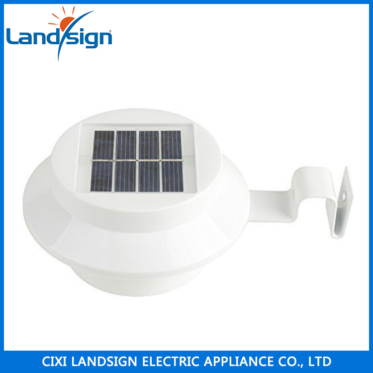 solar white delicate fence gutter light