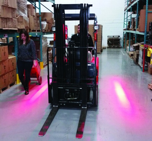 Red Line Light Red Zone Danger Area Warning Light Led Forklift Safety Light 