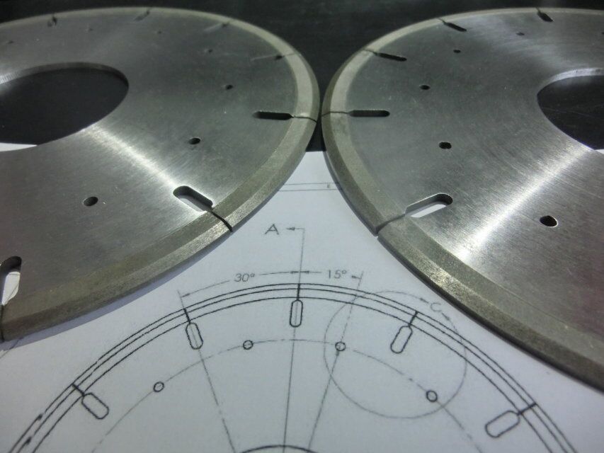 Bronze metal cutting disc