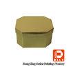 Octagon Delicate High Gloss Gift Boxes , Eco Friendly Cardboard Packaging Boxes