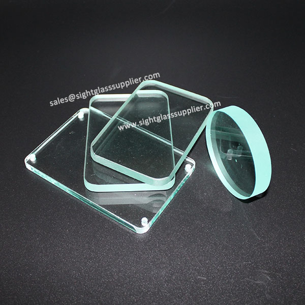 Fire-polished grinding circle Crystal borosilicate Glass lenses