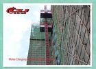 2 Ton Twin Cage Man And Material Hoist , Industrial Buck Hoist Elevator