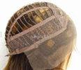 Curly Glueless Front Lace Wigs Human Hair Brown 12& quot; - 28& quot; Grade 5A