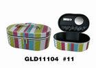 Zipper Coloful Ladies Wash Bags Customized Size Makeup Luggage Train Case