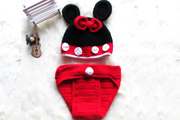 2016 Hot Sale Hand Crochet Baby Photo Props Infant Diaper Cover