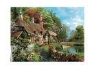 Idyllic Scenery 3D Lenticular Pictures Full Colour Printing For Hotel