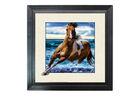 Running Horse Image 3D Lenticular Printing Service MDP Frame 5D Effect Running Horse Image 3D Lenticular Printing Service MDP Frame 5D Effect