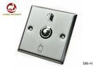 Wireless Handicap Push Button Screw Terminal , Fireproof Push To Exit Switch