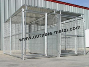 2-Run Dog Kennels with Fight Guard Divider