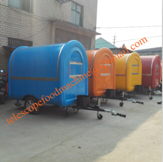 hot dog mobile food cart crepe fast food trailer
