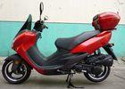 Double Headlights Gas Scooters For Adults , Street Legal Motor Scooters Fully Assembled