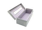 Recyclable Kraft Paper Gift Cardboard Box with Window Lids UV Coating