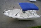 Deep Sea Fishing Boats Move Smoothly , 5m Long 4 Man Pontoon Boat For Fishing Fields