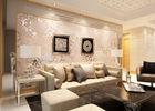 Eco - friendly Non - woven Modern Room Wallpaper , Embossed Wall Coverings