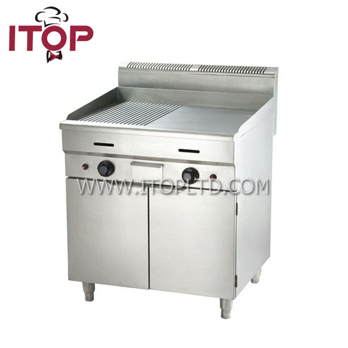 Cheap Commercial Pancake Crepe Gas Range Griddle