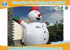 Gian Inflatable Advertising Products , Inflatable Snowman Christmas Decorations For Xmas