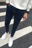 Silicone Waistband Cotton Relaxed Fit Tapered Leg Jeans For Men , Push Up Pants Jeans