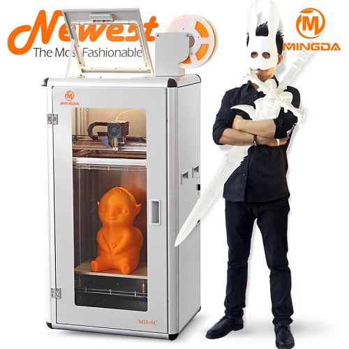 MINGDA MD-6C FDM 3d printer , 3d printing japanese girl model