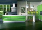 Italian Design Modular Lacquer Kitchen Cabinets , Apple Green Color Kitchen Cabinets?