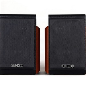 5& acute; Subwoofer Brown 2.0Multimedia Speaker Wiht Bluetooth