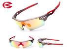 Unbreakable REVO Lens Polarised Sports Sunglasses , Adjustable Nose Pad Outdoor Sports Glasses