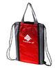 Cool Polyester Drawstring Bag With Handle , String Gym Bag Personalized Cinch Sacks