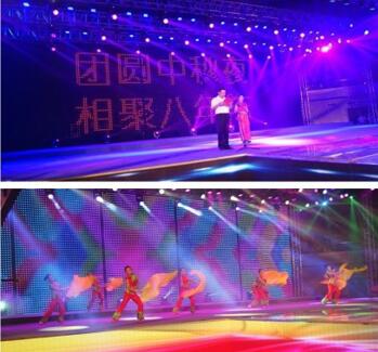 LED video curtain stage background decoration