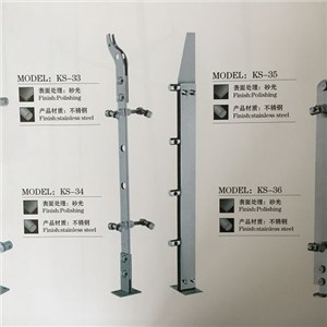 Stainless Steel Balcony Balustrade Handrail Fittings