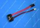 Anti - Static Shielded SATA HDD Power Cable Male To Male Extension Lightweight