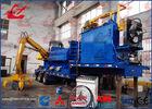 86kW Scrap Car Logger Baler , Mobile Baler Metal Baling Press With Tailer And Grab