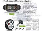 Vehicle Tpms Tyre Pressure Monitoring System With Internal Sensors  LCD Screen Data Display