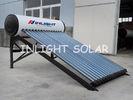Rooftop 150L Pressurized Solar Water Heater With 25 Degree Bracket Angel , Food Grade
