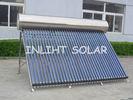 Compact Pressurized Solar Water Heater 360L For Flat Roof , Hotel Water Heating