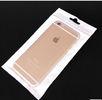 Eco - Friendly White Clear Opp Plastic Bag Ziplock For Cellphone Case