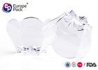 Disposable Plastic Dessert Cup Tulip Container 4Cm Hight , 7Cm Top Diameter