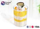 Disposable Small Dessert Cups Ps Container 6.5Cm Hight , 4.8Cm Top Diameter