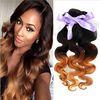 Ombre Body Wave Brazilian Virgin Human Hair 10-32& quot; For Black Women
