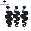 7A Brazilian Virgin Human Hair Extension , Black Virgin Remy Hair Weave