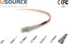 Multimode lc - lc Patch Cord Solutions Duplex 62.5 / 125  Fiber Jumper Cables