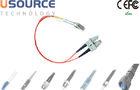 LC SC MM DX Fiber Optic Jumpers , Customized Length 0.9mm Fibre Optic Patch Cords