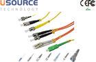 Systimax Cat 6 Single Mode Fiber Patch Cord Connectors , Optical Patch Cord