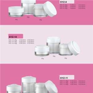 Acrylic Cosmetic Jar SYZ-9,10,11