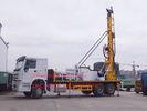 Sinotruk Truck Mounted Water Well Drilling Rig , Cummins Engine Hydraulic Water Drilling Equipment