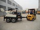 4 Wheel Trailer Well Digger Machine , Portable Hydraulic Rotation Drilling  Water Well Equipment