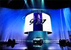 P7.81 Outdoor Full Color Rental Curved LED Screen 75mm Thickness