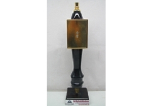 Pipe Style Wooden Beer Tap Handle With Square Badge DY-TH124
