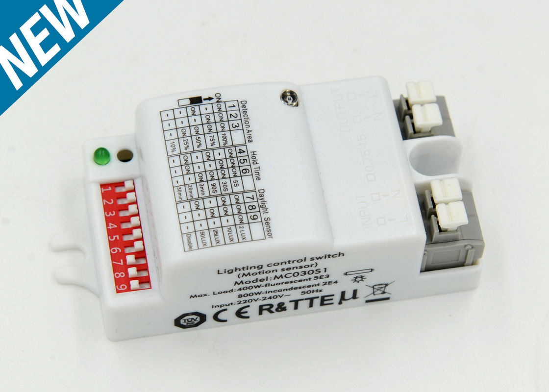 Indoor Microwave Motion Sensor Module , RF Motion Sensor With Automatic Switching
