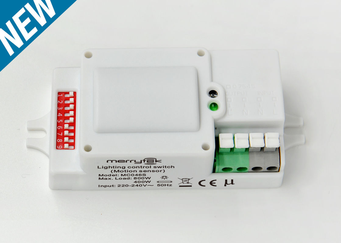 Professional Microwave Motion Daylight Motion Sensor 15M High Mounting Height